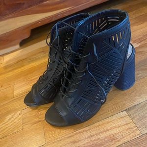 Sam Edelman Chunky Black Heels